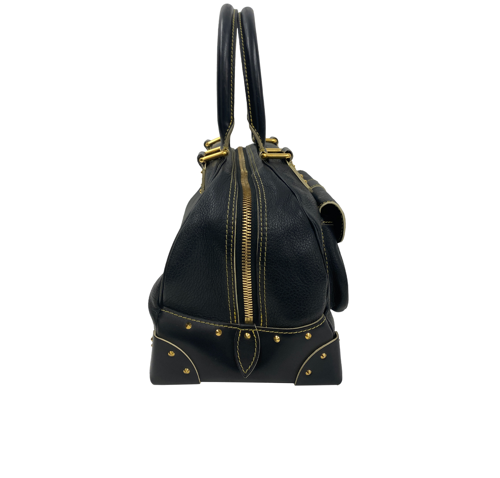 Suhali Superbe, 640&euro;, Bolso, Negro, Animal - Piel, Vista lateral